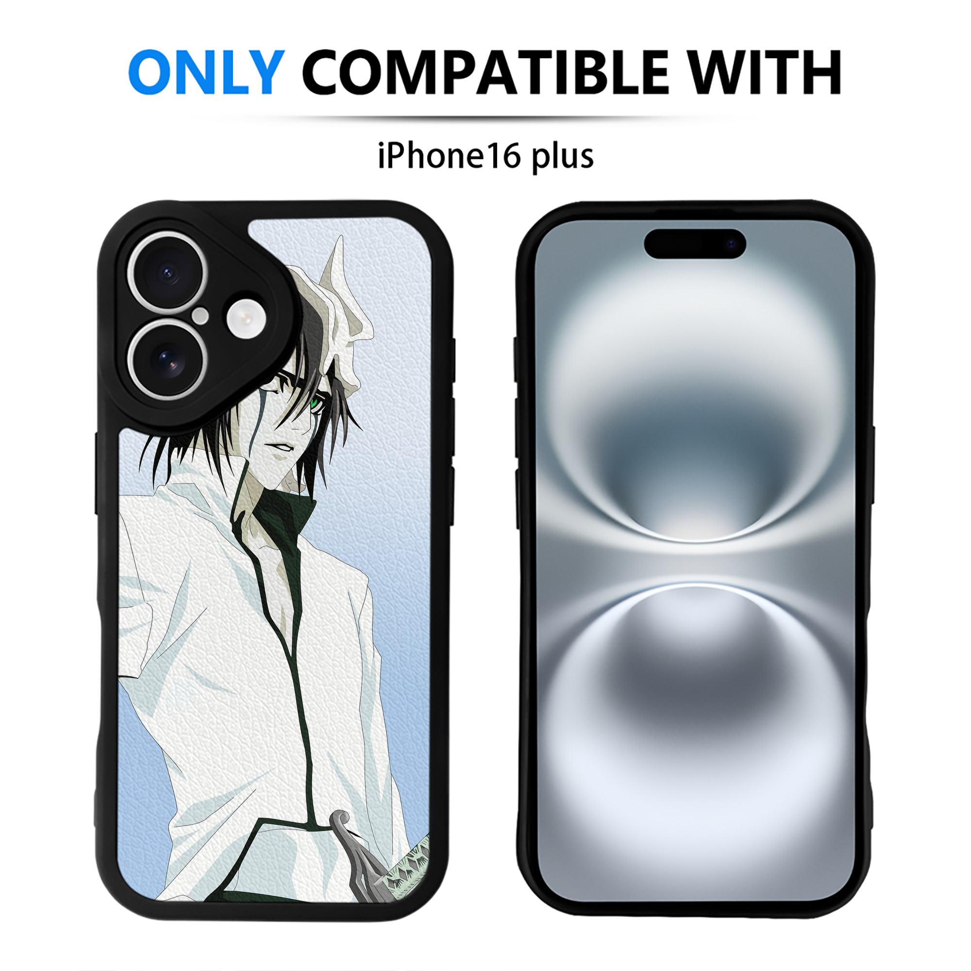 （画像用） ブリーチ BLEACH 【iPhone 16シリーズ対応】シリコンスマホケース（レザー調） 材質：シリコン